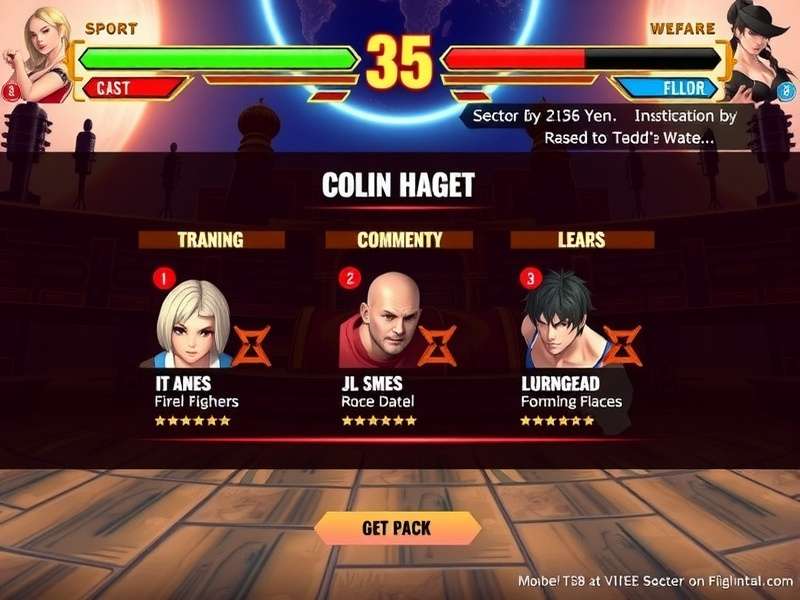 Golden Fighter character selection